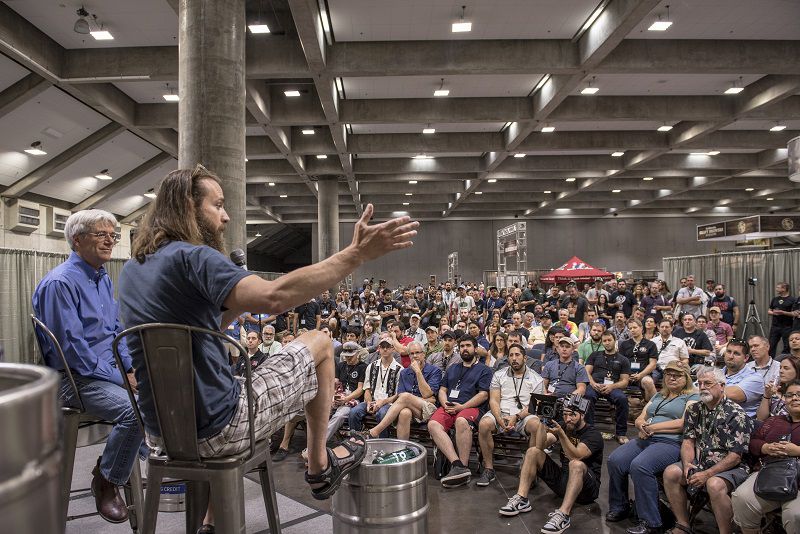Greg Koch speaking at the 2015 CA Craft Beer Summit