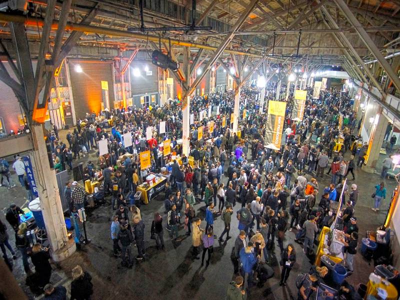 Aerial View of the SF Beer Week Opening Gala